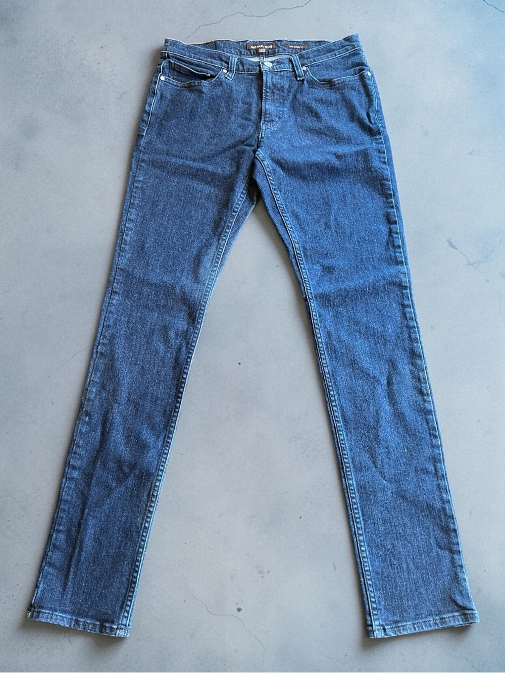 NWOT Michael Kors Kent Skinny Jeans Size 31/34 Dark Wash Denim 32” Inseam